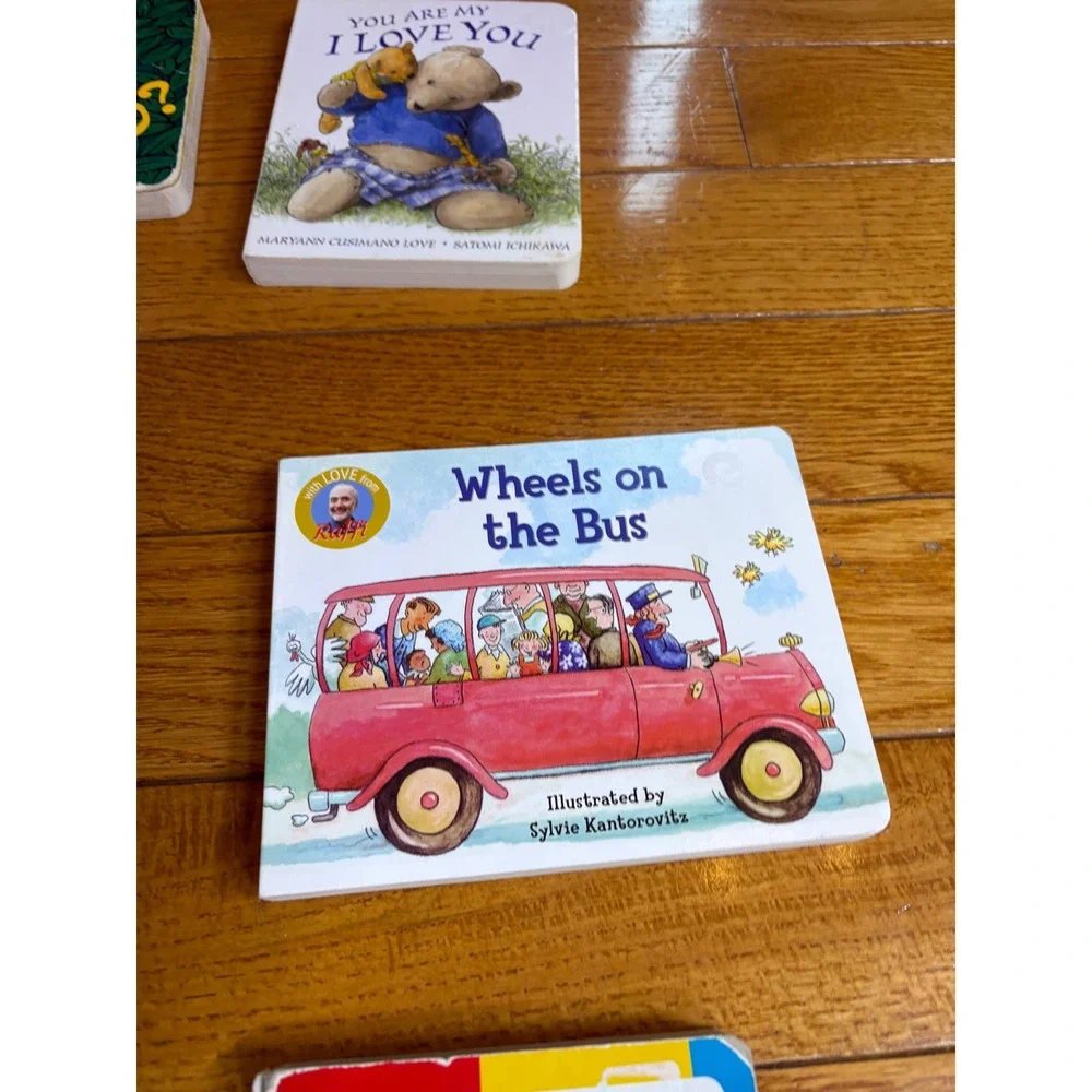Lot of 9‎ Childrens Board Books Colors Animals Vehicles Feelings